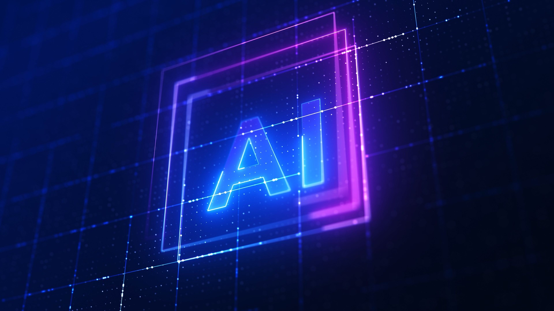Binary Code Data Transfer, AI, Cloud Computing